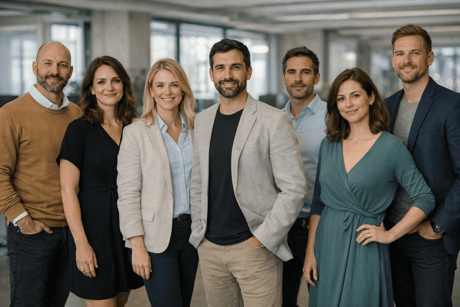 Team working on AI trading platform — Vasto Câmbiante
